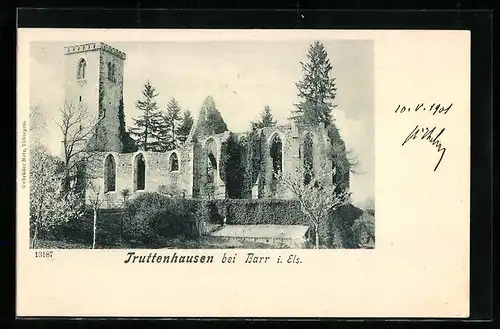 AK Truttenhausen, Ansicht einer Ruine