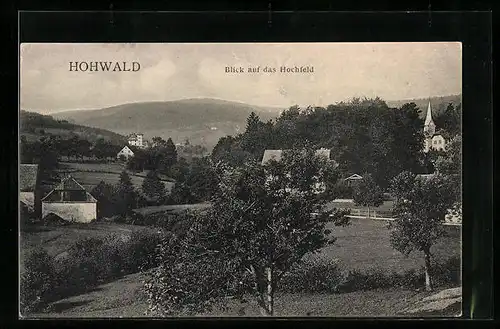 AK Hohwald, Blick auf das Hochfeld