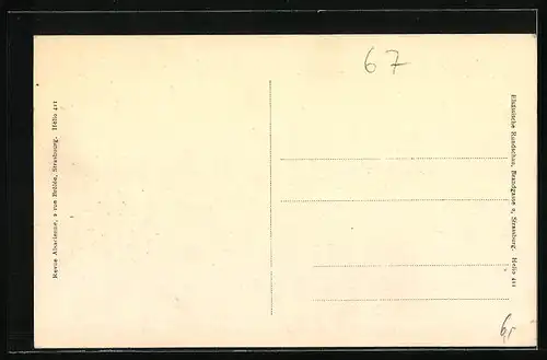 AK Oberseebach, Junge Frauen in Tracht