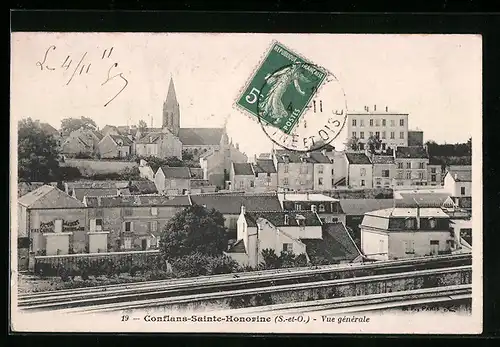 AK Conflans-Ste-Honorine, Vue generale