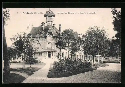 AK Andrésy, Manoir de Denouval, Entrée principale