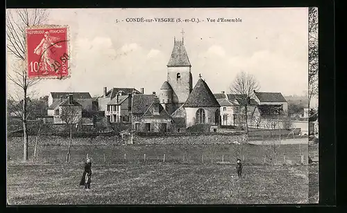 AK Condé-sur-Vesgre, Vue d`Ensemble