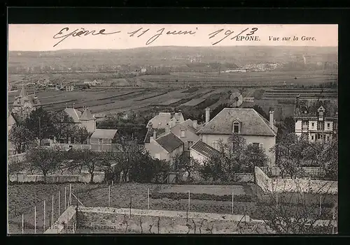 AK Epone, Vue sur la Gare