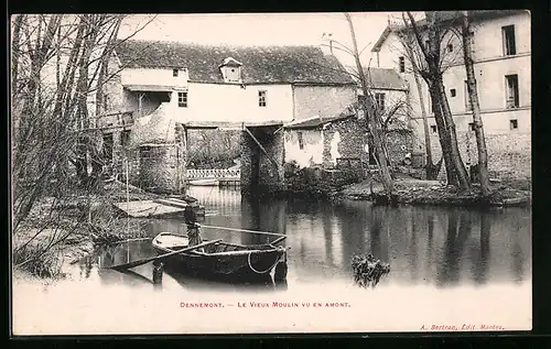 AK Dennemont, Le Vieux Moulin vu en Amont