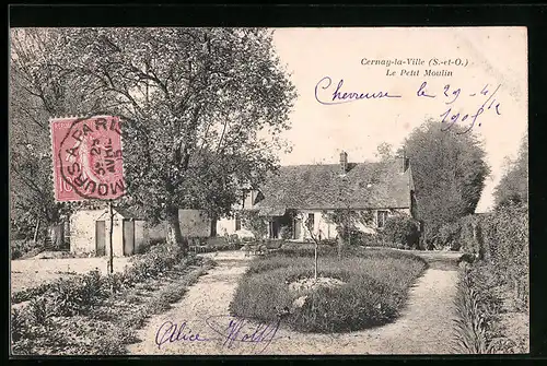 AK Cernay-la-Ville, Le Petit Moulin