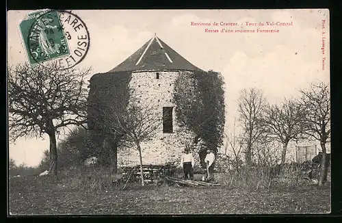 AK Cravent, Tour du Val-Comtal, Restes d`une ancienne Foreteresse
