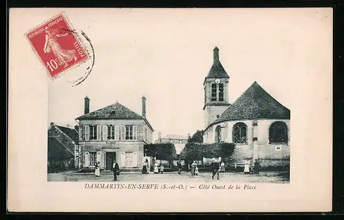 AK Dammartin-en-Serve, Cotè Ouest de la Place