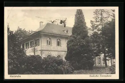 AK Karlsruhe, Badische Forstschule