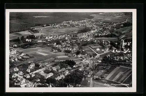 AK Bad Klosterlausnitz, Gesamtansicht vom Flugzeug aus