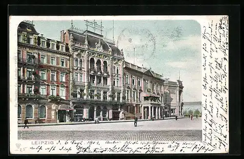 AK Leipzig, Cafe Bauer am Rossplatz