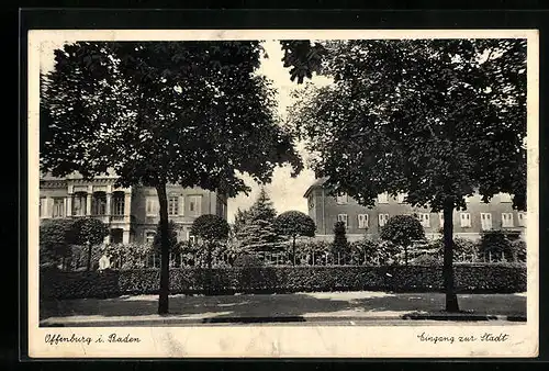 AK Offenburg in Baden, Eingang zur Stadt