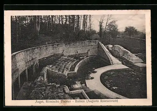 AK Augst, Römische Theater, Ruinen Augusta Rauracorum