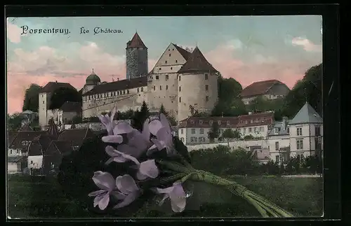 AK Porrentruy, Schloss, Blumenstrauss