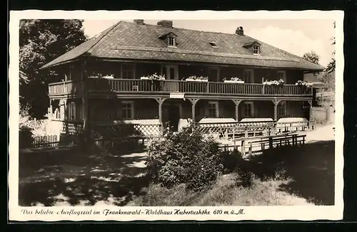 AK Nordhalben /Frankenw., Gasthaus Waldhaus Hubertushöhe