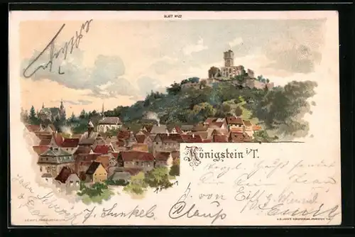 AK Königstein / Taunus, Gesamtansicht