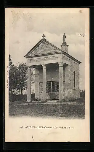 AK Chenerailles, Chapelle de la Foret