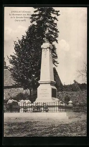 AK Jouillat, Le Monument aux Morts