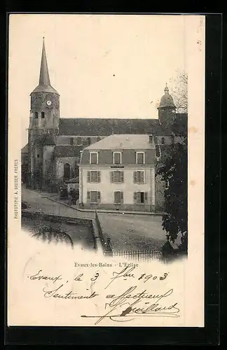 AK Evaux-les-Bains, L`Eglise