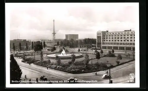 AK Berlin-Charlottenburg, Reichskanzlerplatz mit Ausstellungsgelände
