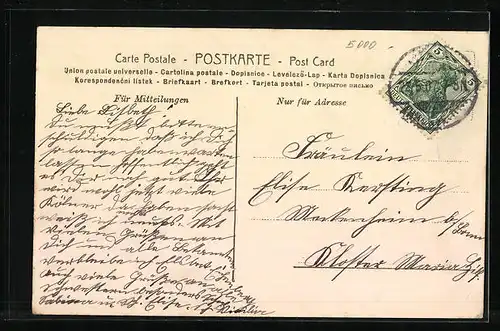 AK Köln, Strassenbahn auf dem Hohenzollernring