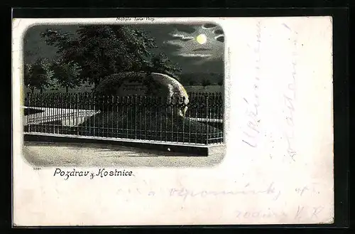 Lithographie Konstanz, Jan Hus-Stein