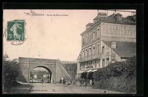 AK Harfleur, Route de Montivilliers