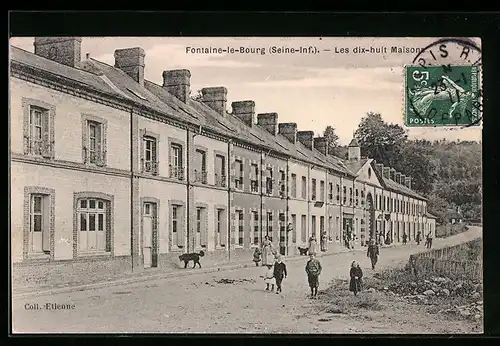 AK Fontaine-le-Bourg, Les dix-huit Maisons