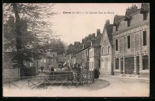 AK Cleres, La Grande Rue du Bourg