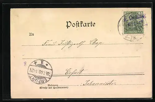 AK Blankenburg im Schwarzathal, Generalansicht mit Blick zur Kirche