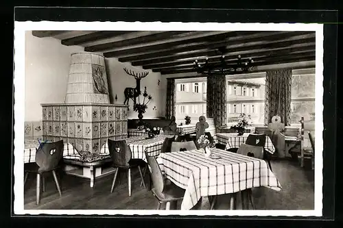 AK Oppenau, Jägerstüble im Kurhaus Allerheiligen
