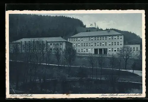 AK Bad Gottleuba, die neue Schule und Turnhalle