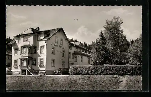 AK Schönwald im Schwarzwald, an der Pension Haus Dorer