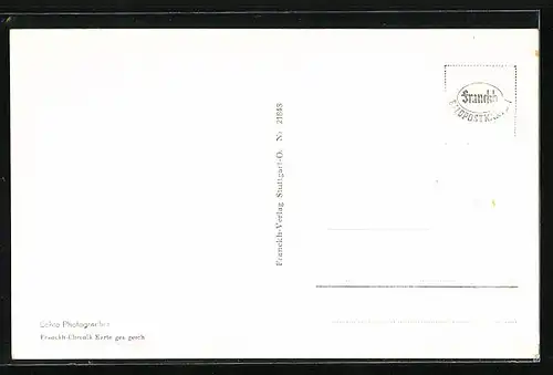 AK Oehringen in Württemberg, am Brunnen auf dem Marktplatz, alte Fachwerkhäuser