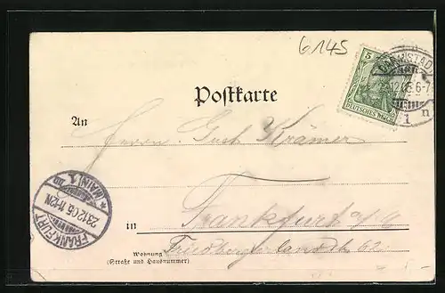 AK Lindenfels im Odenwald, Generalansicht der Stadt