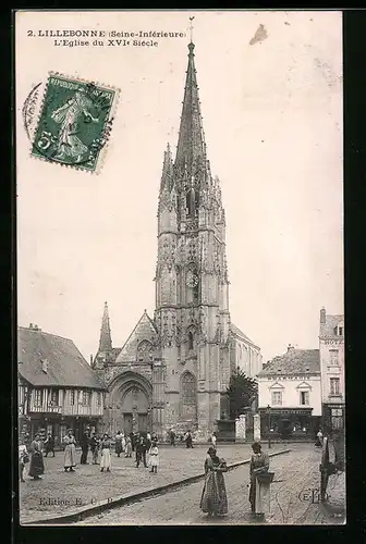 AK Lillebonne, l`Eglise du XVI. siècle