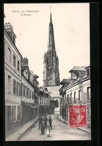 AK Harfleur, le Clocher