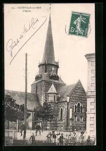 AK Octeville-sur-Mer, l`Eglise