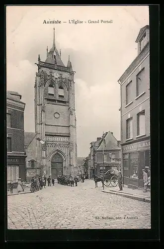 AK Aumale, l`Église, Grand Portail