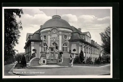 AK Kitzingen a. M., vor dem Luitpold Bad