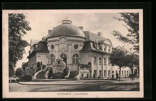 AK Kitzingen, vor dem Luitpoldbad