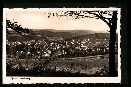 AK Gummersbach, Generalansicht der Stadt