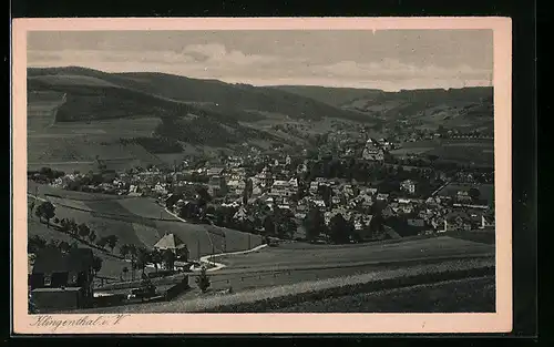 AK Klingenthal i. V., Generalansicht der Stadt