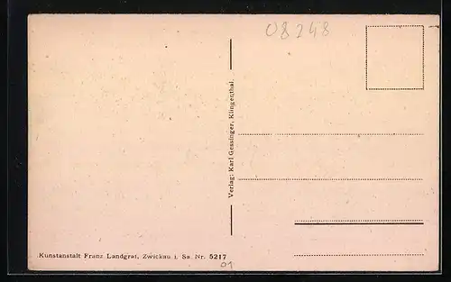 AK Klingenthal i. V., Generalansicht der Stadt