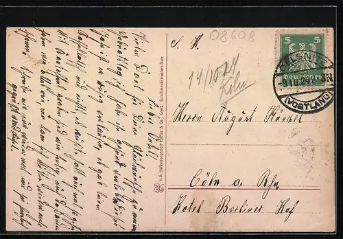 AK Oelsnitz i. V., Generalansicht der Stadt