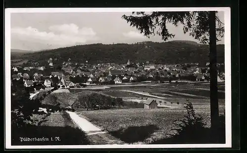 AK Plüderhausen i. R., Generalansicht der Stadt