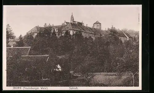 AK Iburg im Teutoburger Wald, Schlossansicht von den Feldern aus