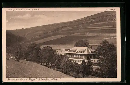 AK Oberwiesenthal i. Erzgeb., am Dresdner Heim