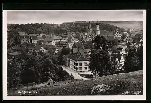 AK Giengen a. Brenz, Generalanbsicht mit Blick zur Kirche