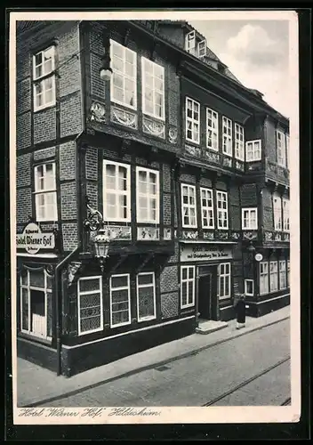 AK Hildesheim, Hotel Wiener Hof von Fr. Roeder