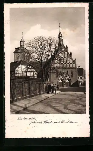 AK Luckenwalde, Johannis-Kirche und Marktturm